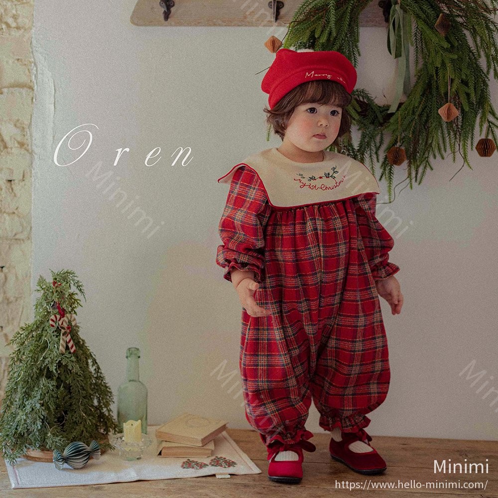 Eve Check Overall Pants