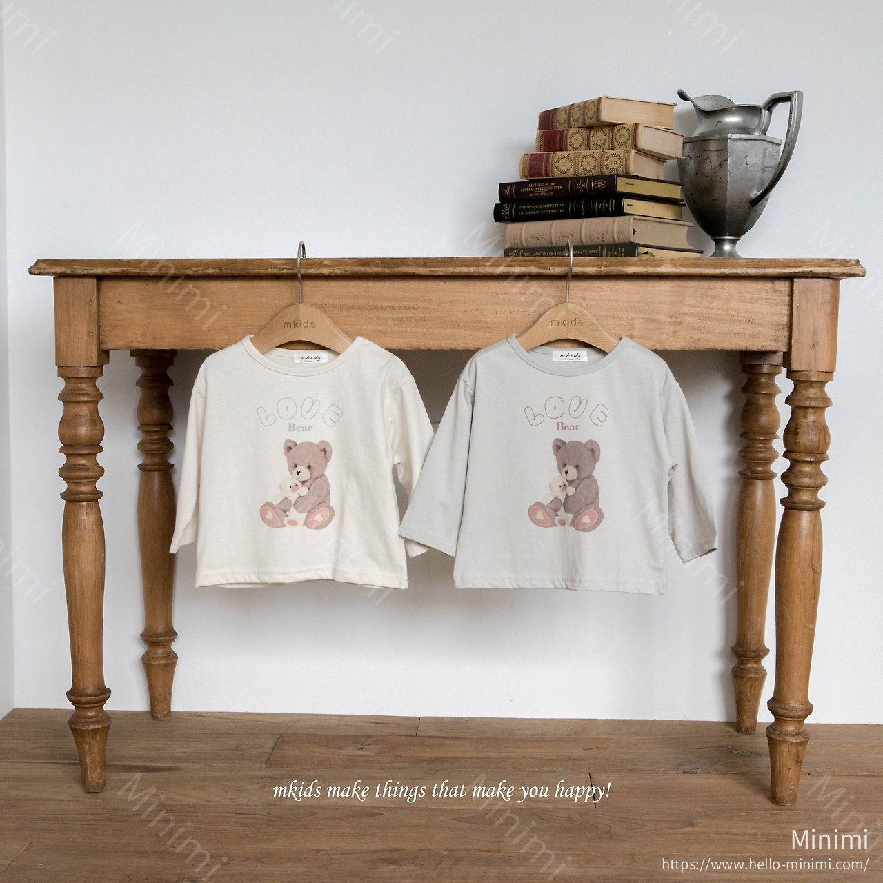mkids Love Bear Tee - 韓國童裝代購主圖