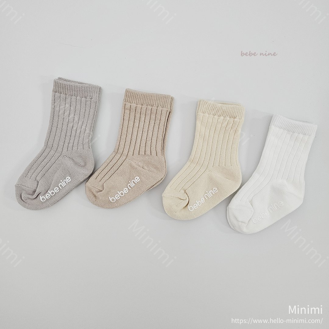 bebe nine Butter Knee Socks Set 細節圖 11