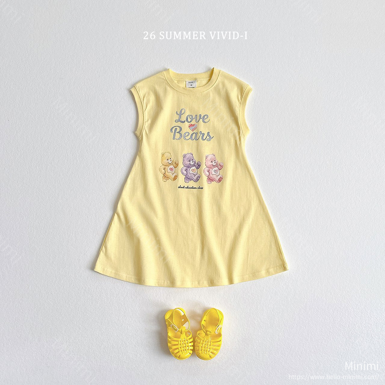 VIVID-I Painted Bear Long Dress 細節圖 3