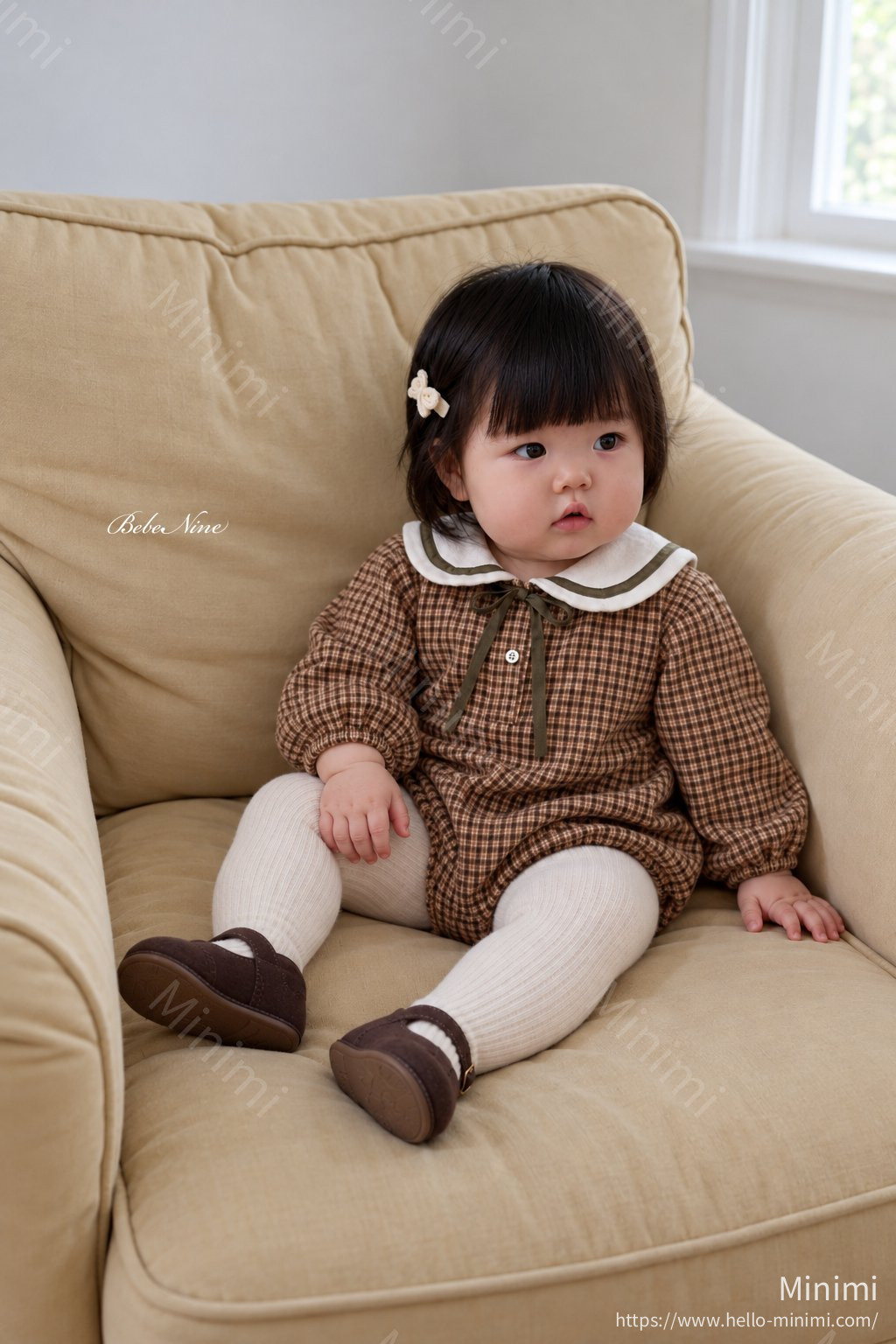 bebe nine Ribbon Sailor Romper 細節圖 16