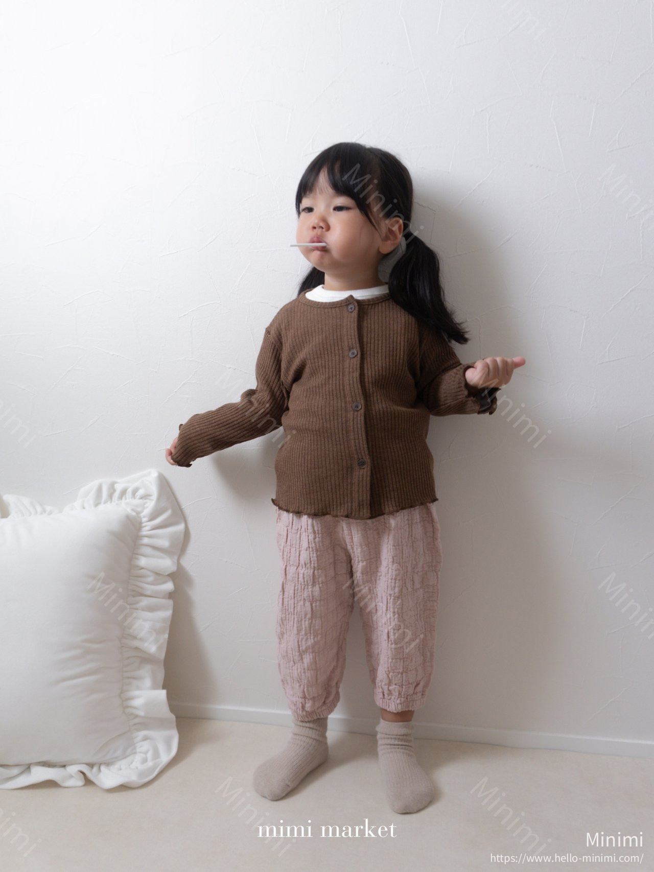 mimi-market Liz Ribbed Cardigan 細節圖 9