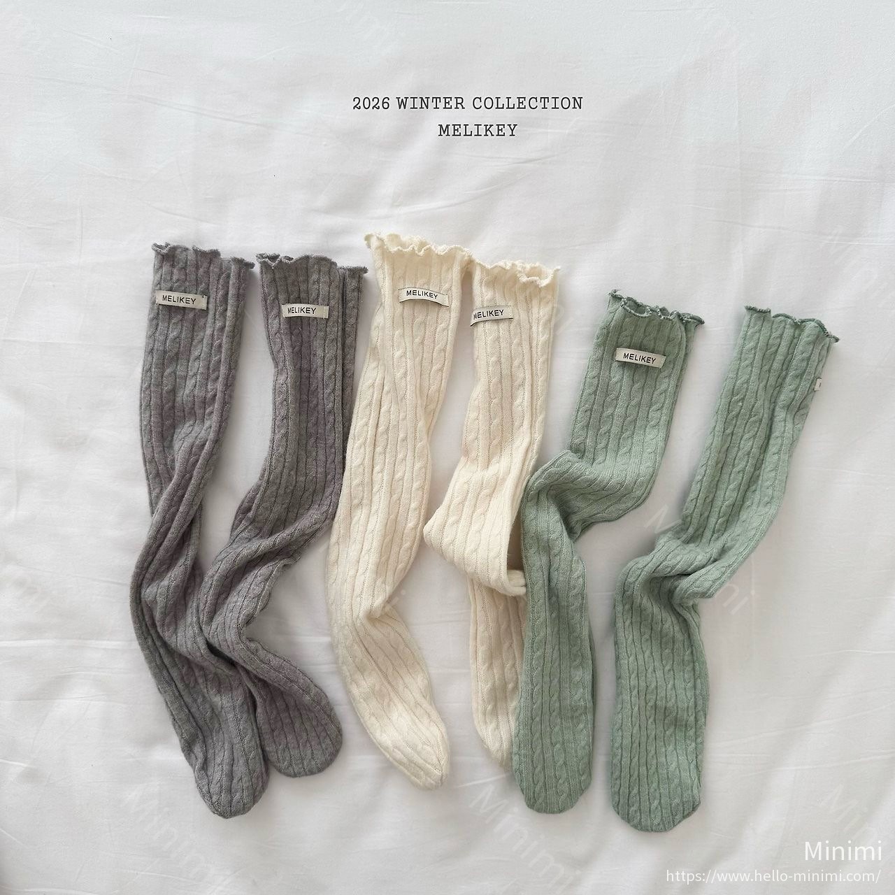 Melikey Twisted Long Socks 細節圖 1