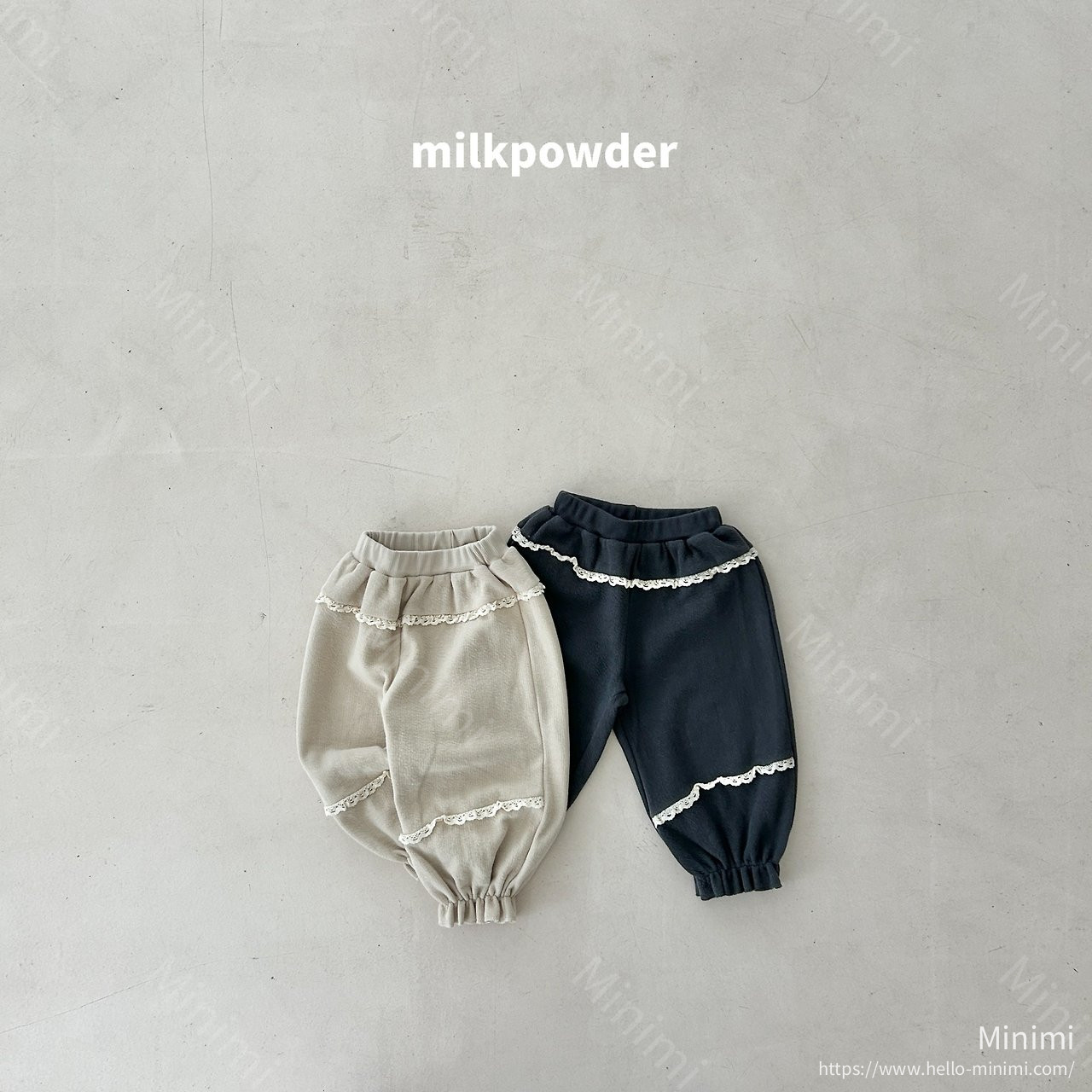 milkpowder Blanc Pants - 韓國童裝代購主圖