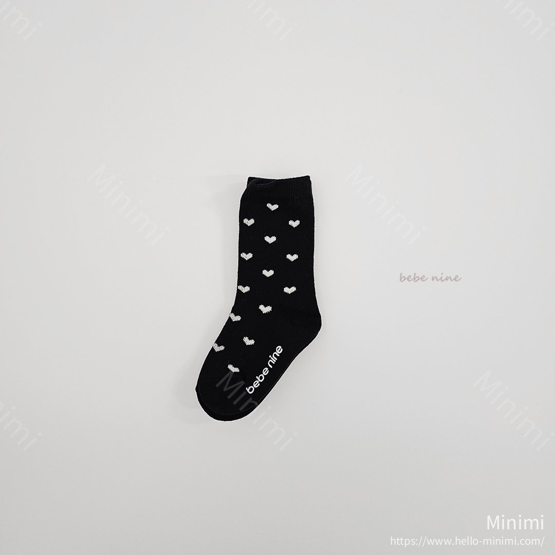 bebe nine Nine Heart Knee Socks Set 細節圖 16