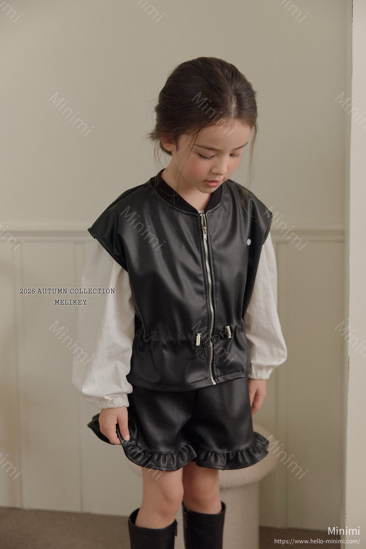 Melikey Leather Frill Shorts 細節圖 12