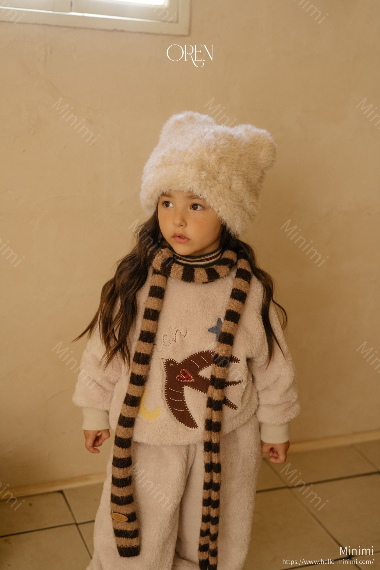 Oren Cat Fake Fur Beanie 細節圖 8