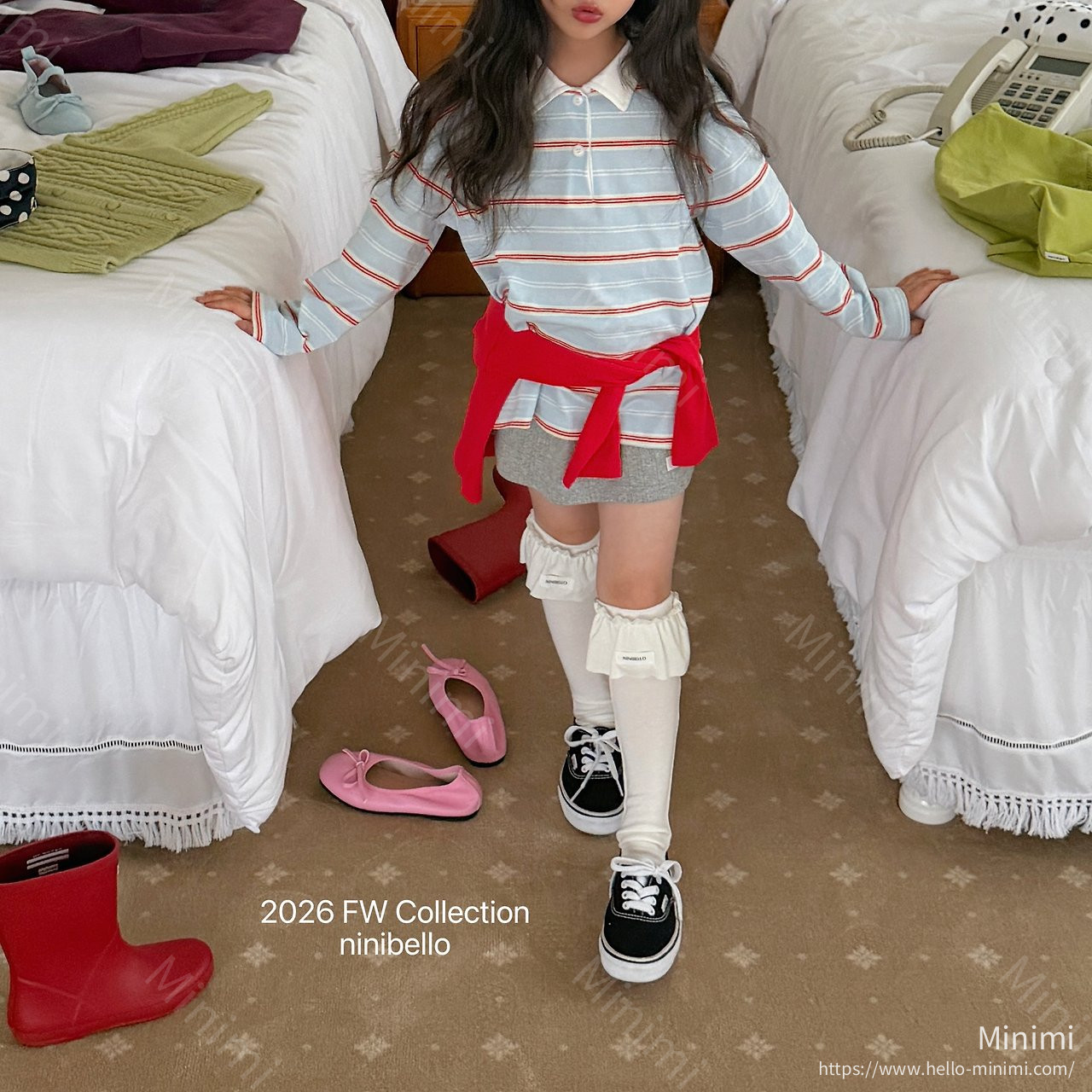 ninibello Pinter Frill Knee Socks 細節圖 13