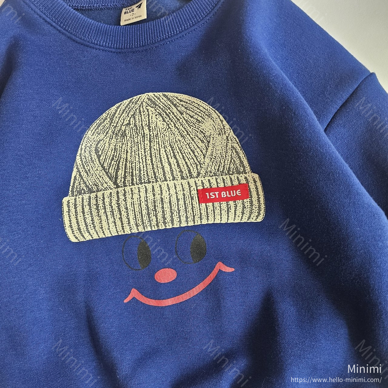 1st BLUE Hat Print Sweatshirt 細節圖 2