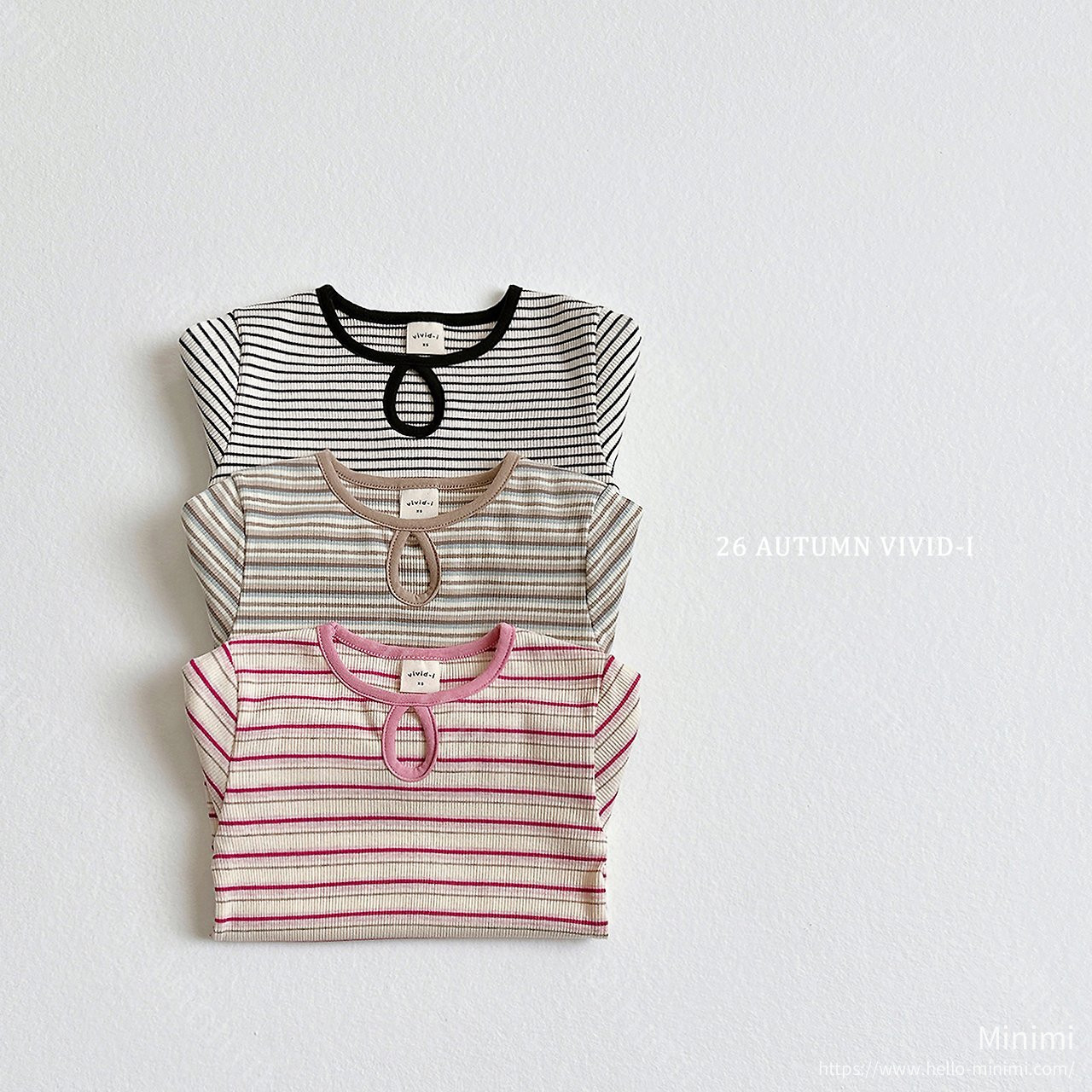VIVID-I Stripe Hole T-shirt 細節圖 1