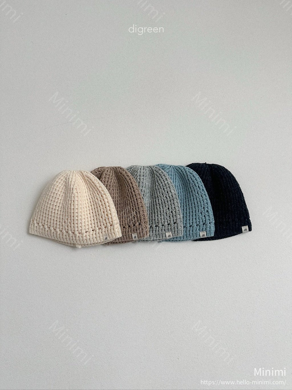 digreen Eyelet Beanie - 韓國童裝代購主圖