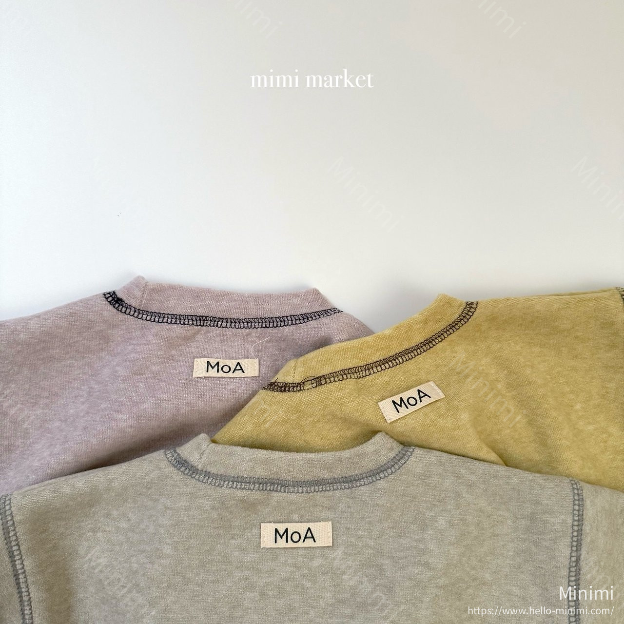 mimi-market Mink Terry Sweatshirt 細節圖 7