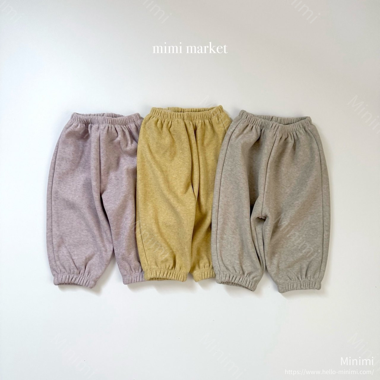 mimi-market Mink Terry Pants 韓國童裝現貨