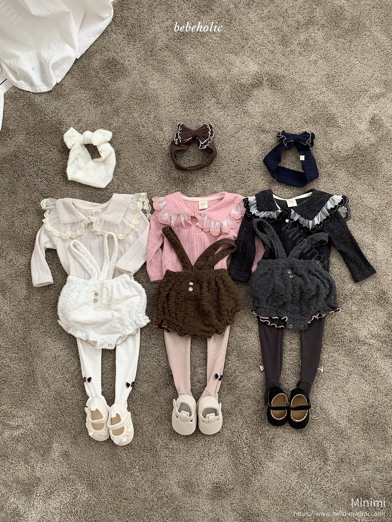 BEBEHOLIC Rope Suspender Bloomer - 韓國童裝代購主圖