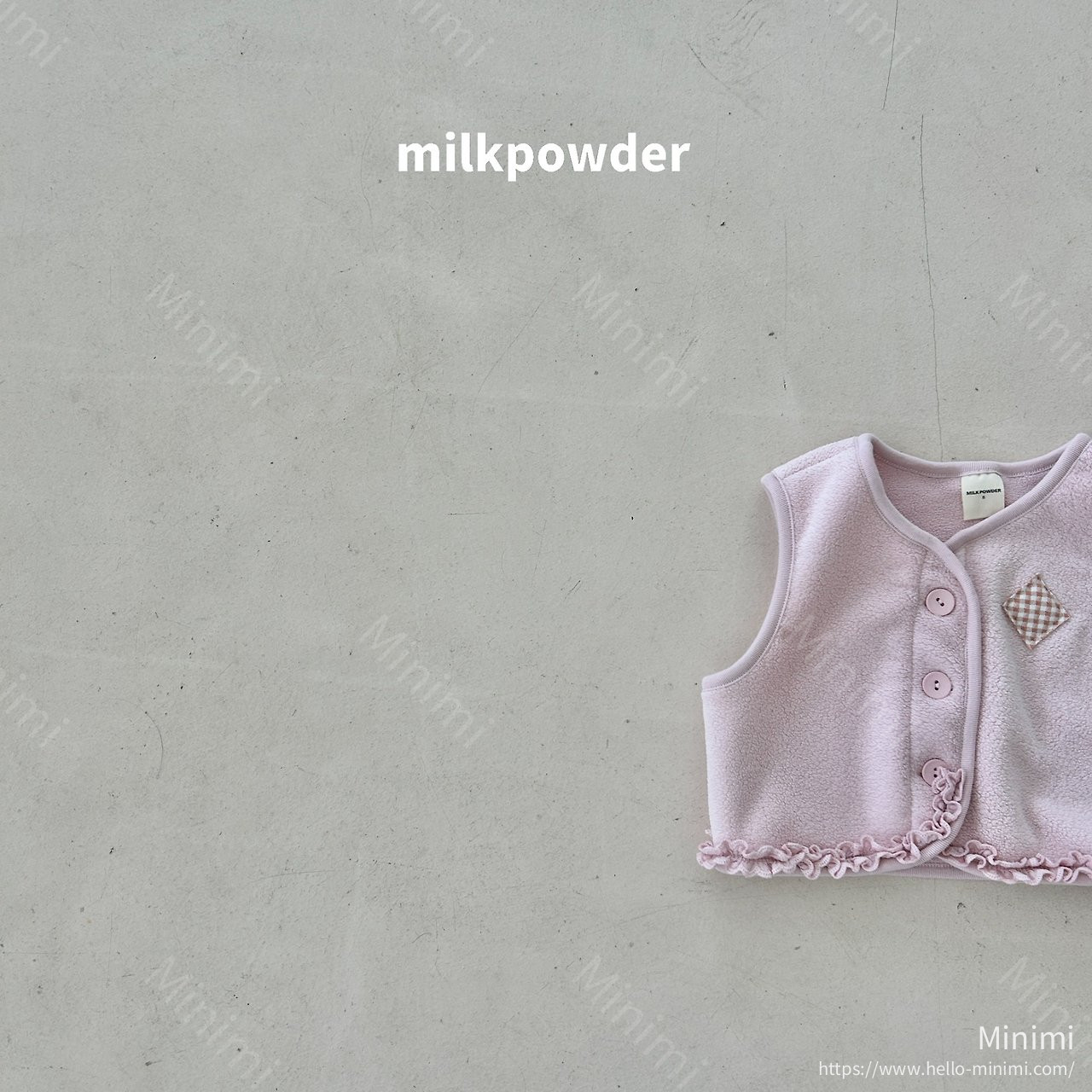milkpowder Fogny Fleece Vest 細節圖 7