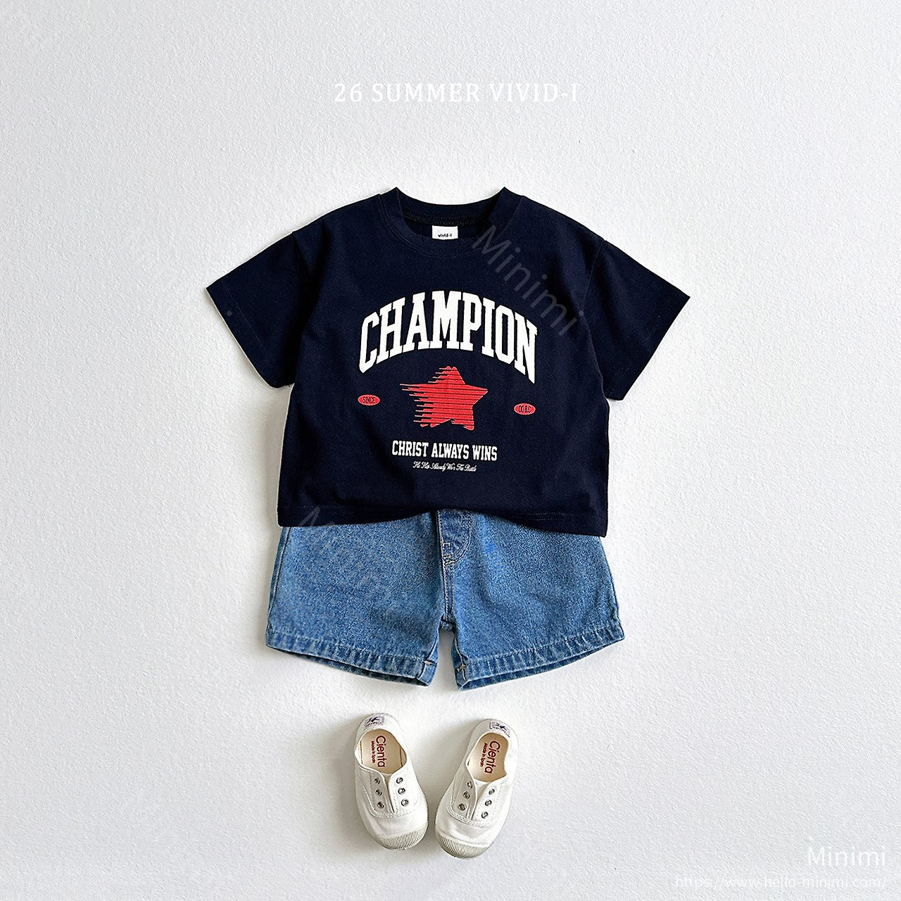 VIVID-I Basic Denim Shorts 細節圖 4