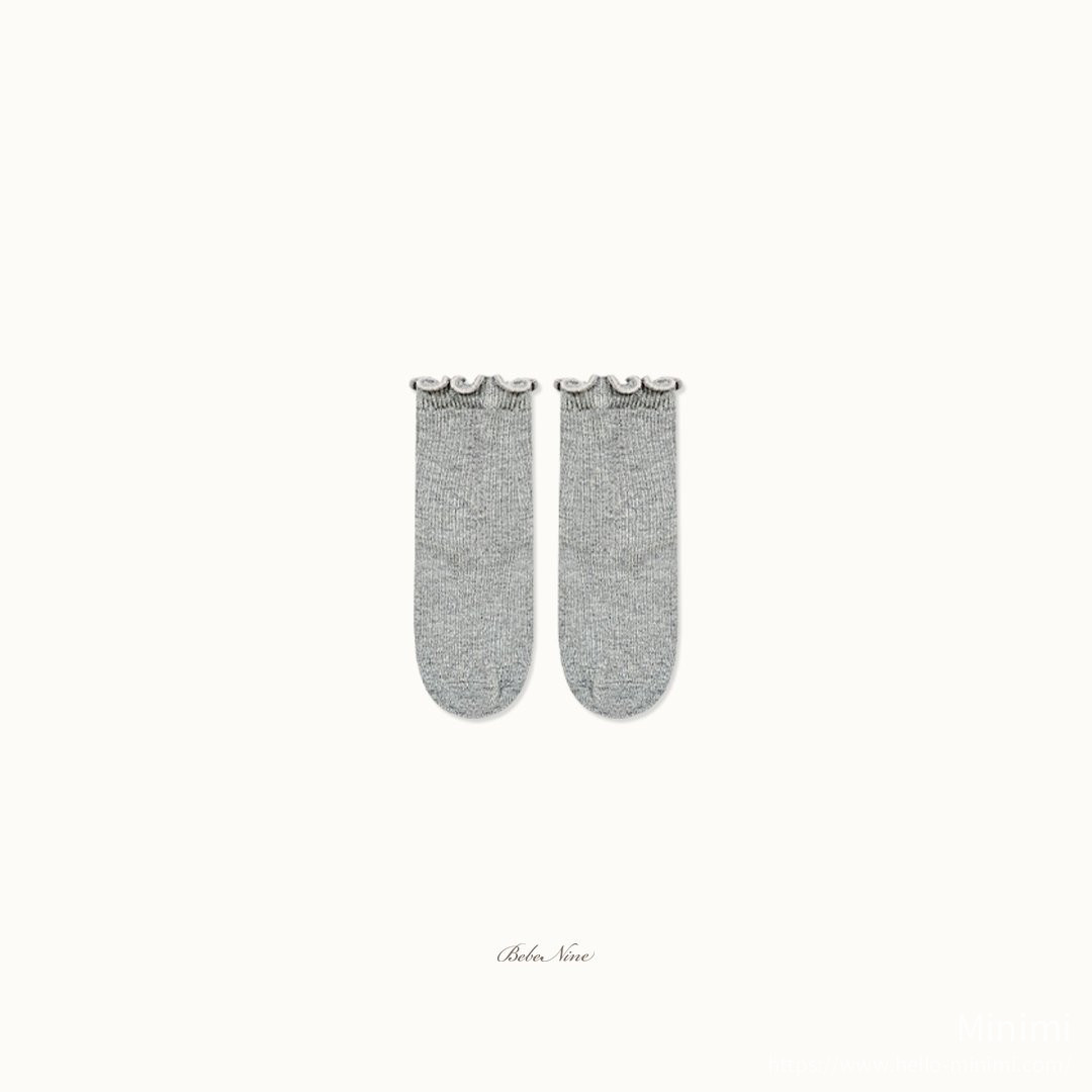 bebe nine Nine Frill Knee Socks 細節圖 17