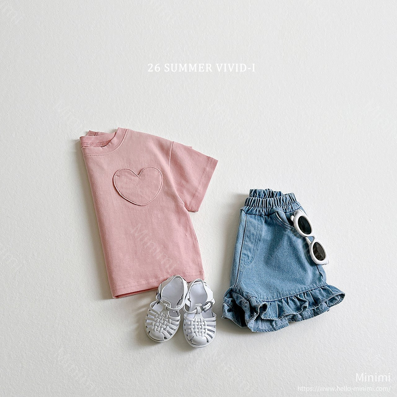 VIVID-I Ruffle Non-fade Denim Shorts 細節圖 8