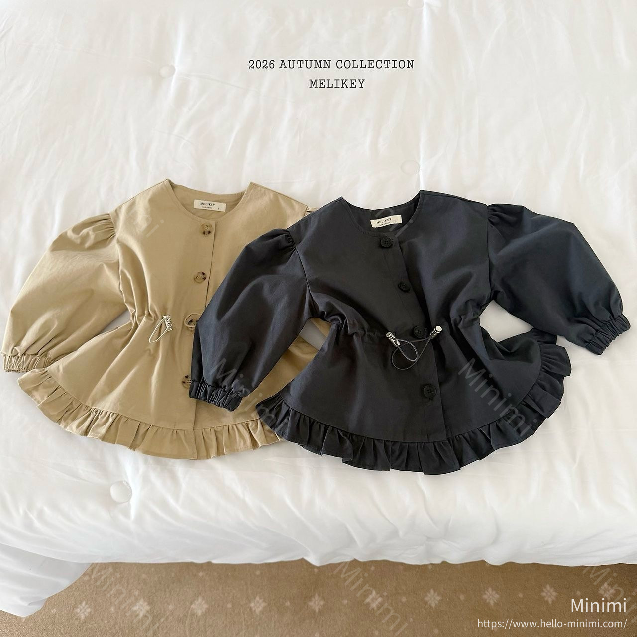 Melikey Momo Frill Trench Coat 細節圖 1