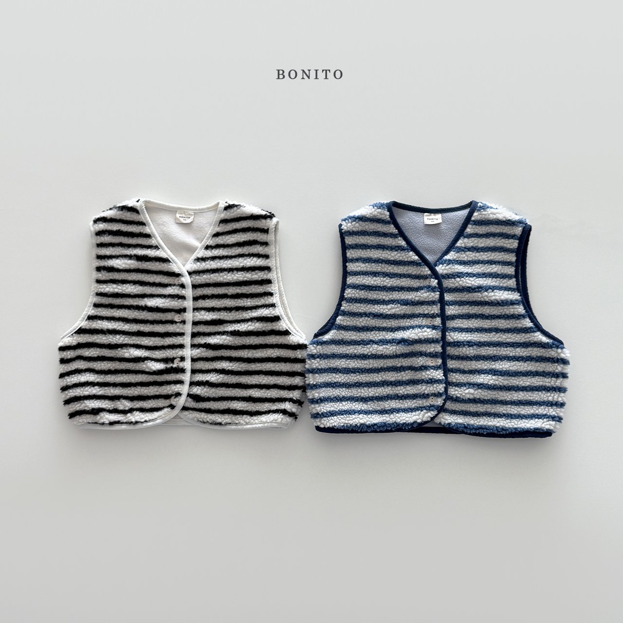 Fleece Stripe Vest