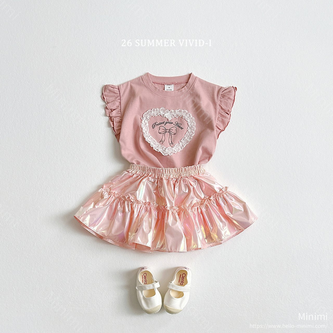 VIVID-I Lace Heart Ruffle T-Shirt 細節圖 13