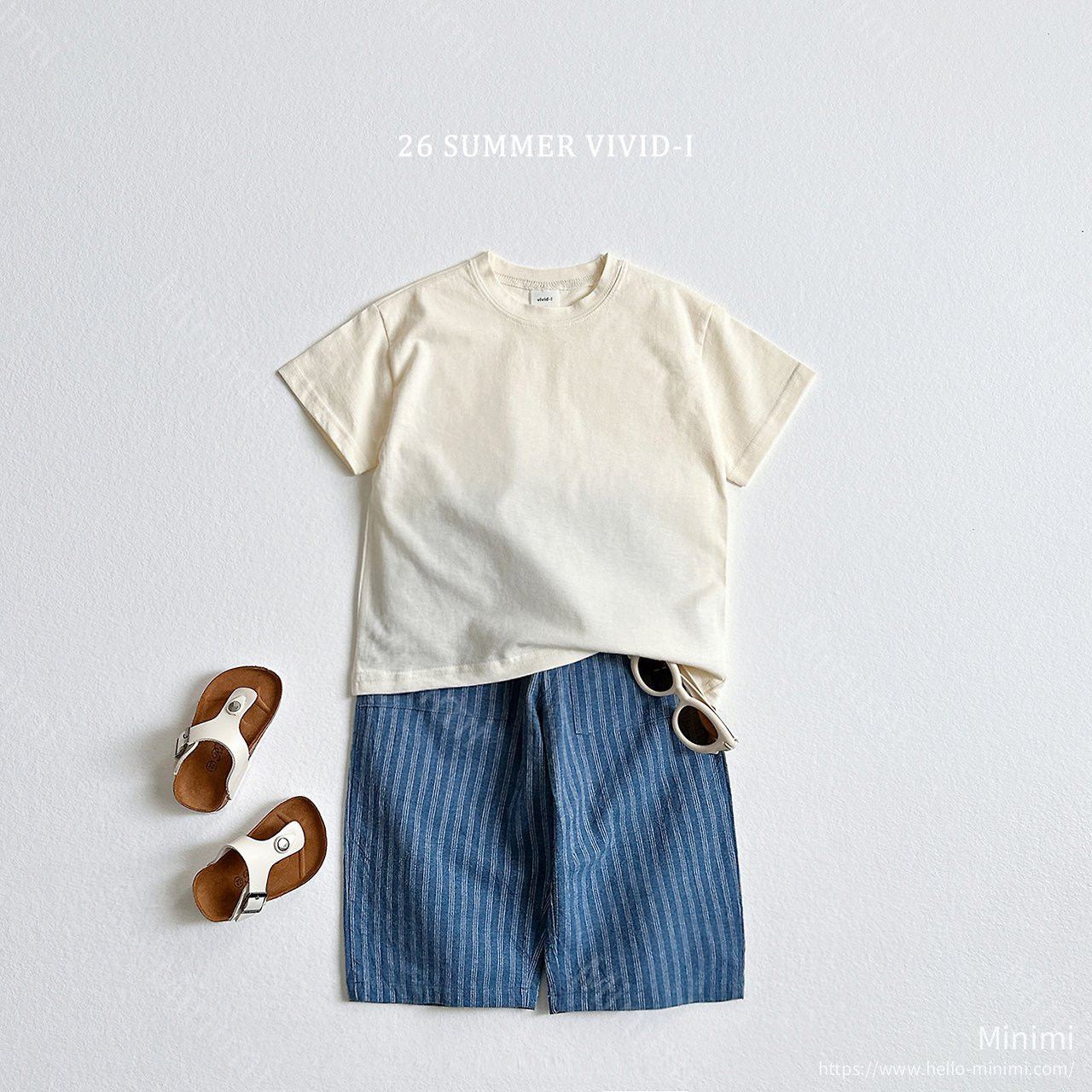 VIVID-I Cropped Striped Linen Pants 細節圖 9