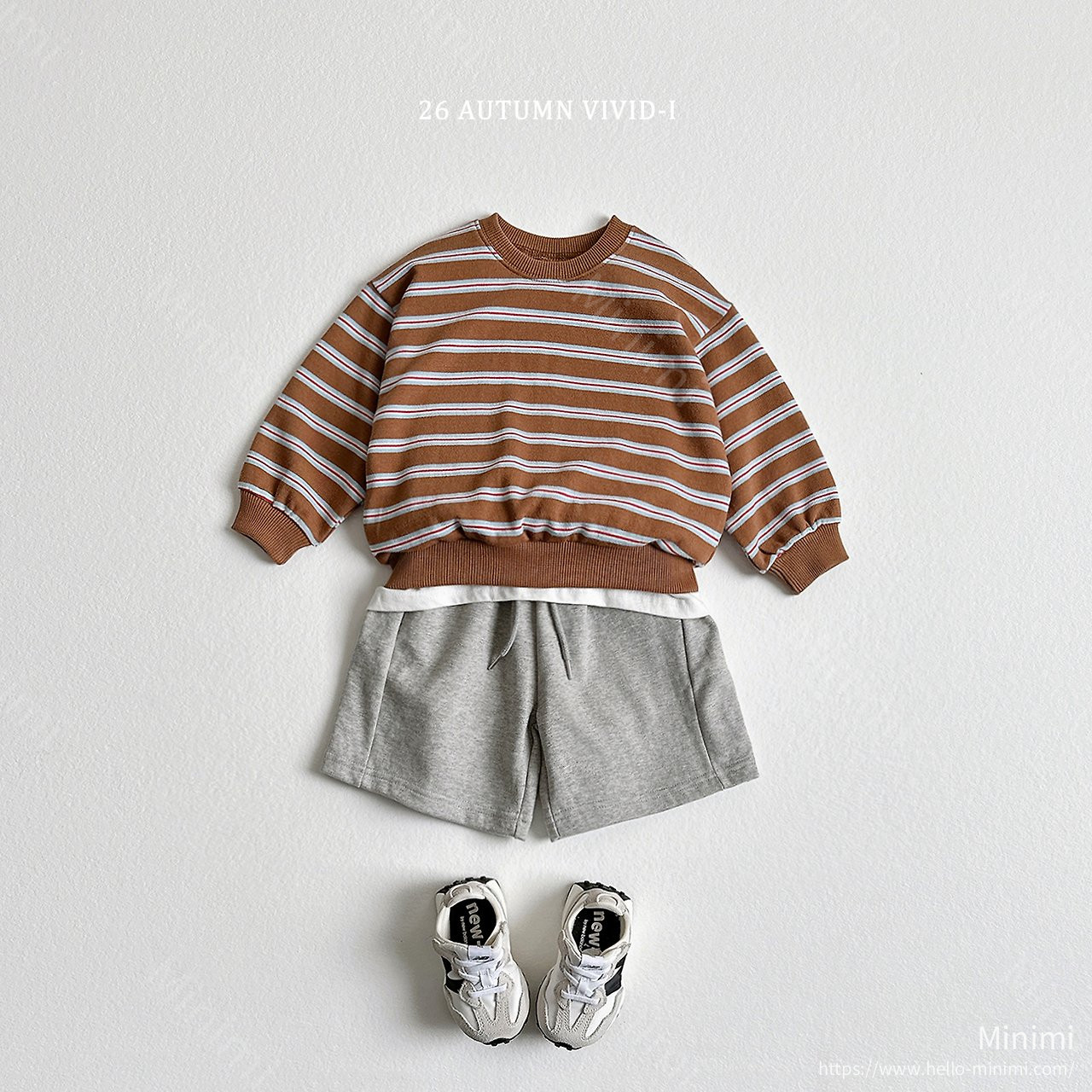 VIVID-I Multi Color Block Stripe Sweatshirt 細節圖 2