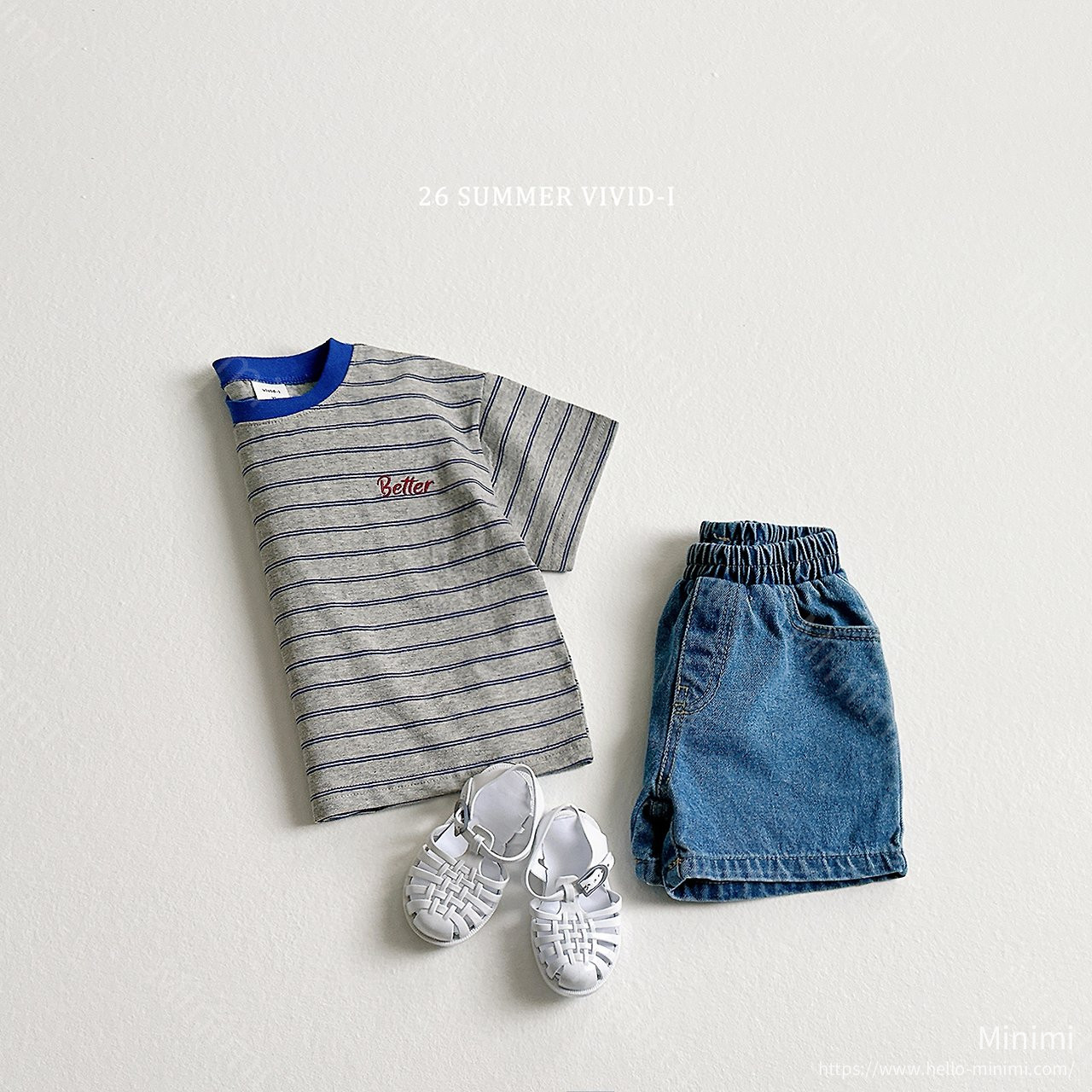 VIVID-I Basic Denim Shorts 細節圖 5