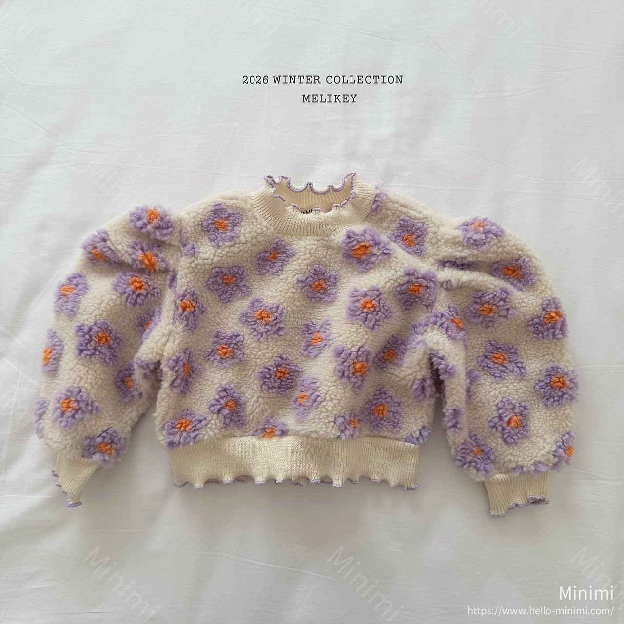 Melikey Flower Fluffy Sweatshirt 細節圖 24
