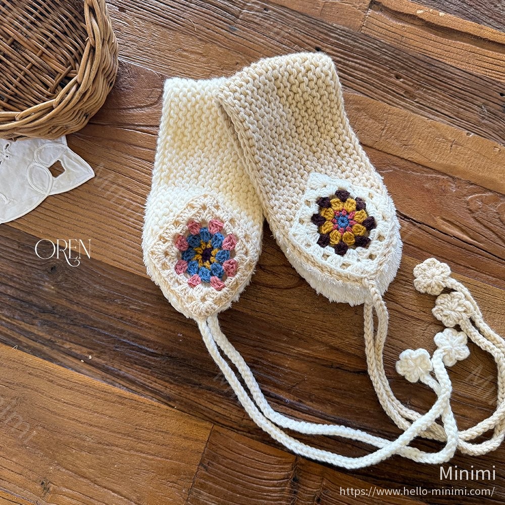 Oren Handknit Flower Hairband 韓國童裝現貨
