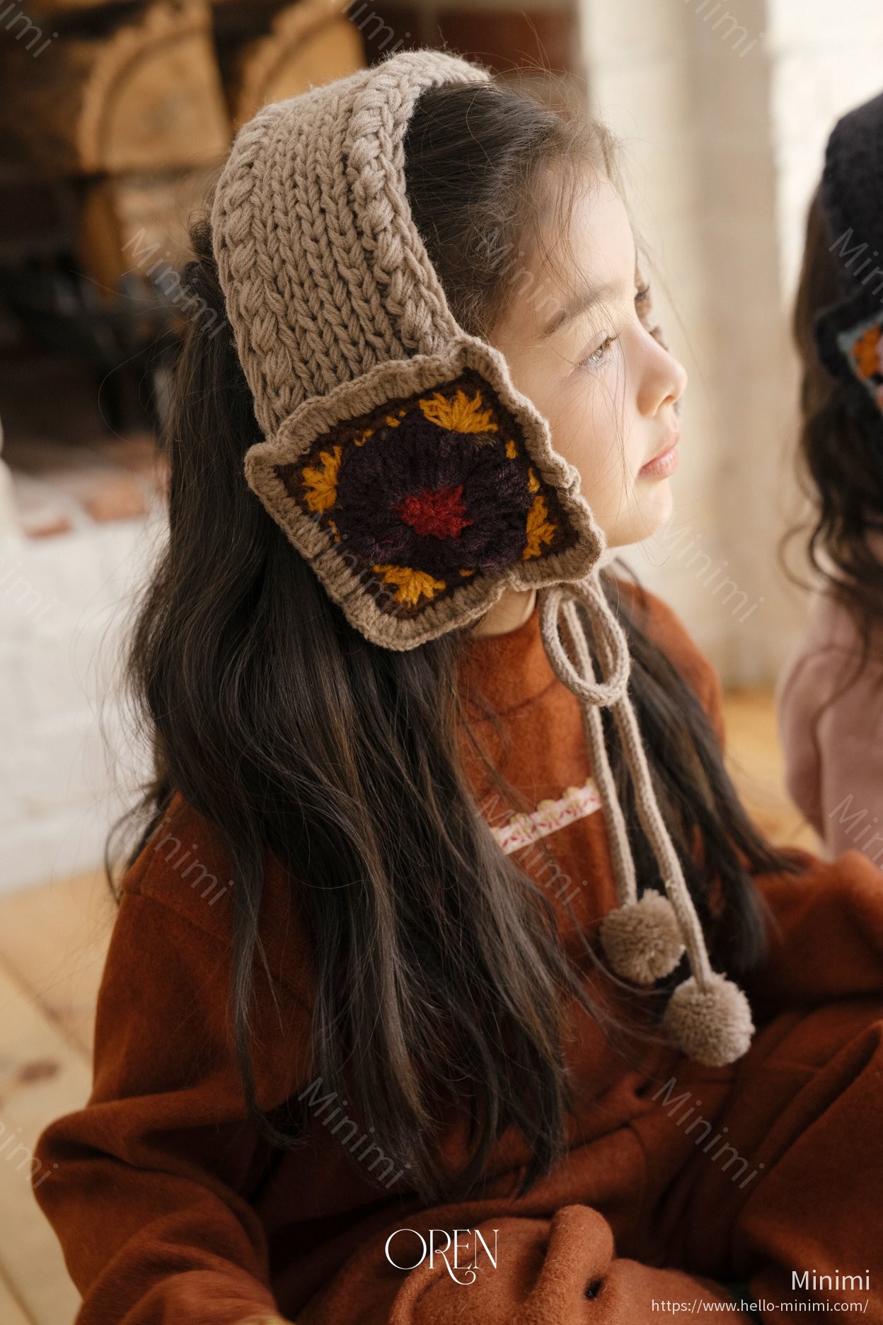 Oren Tizzy Flower Knit Hairband 細節圖 2