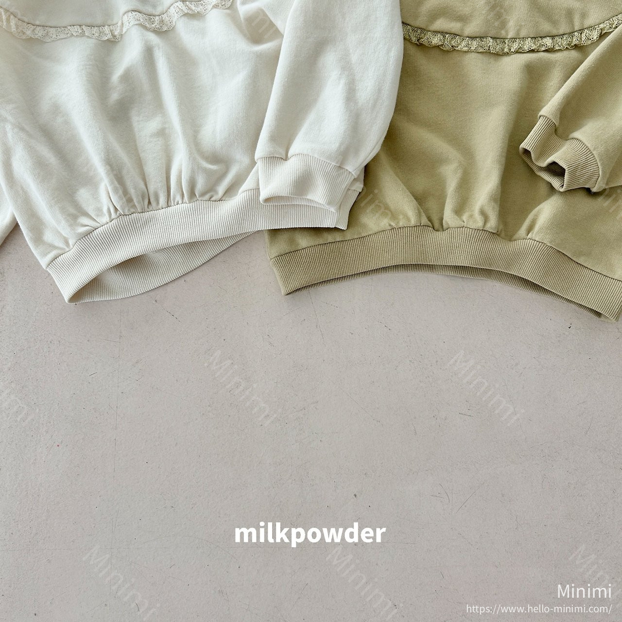 milkpowder Olive Sweatshirt 細節圖 4