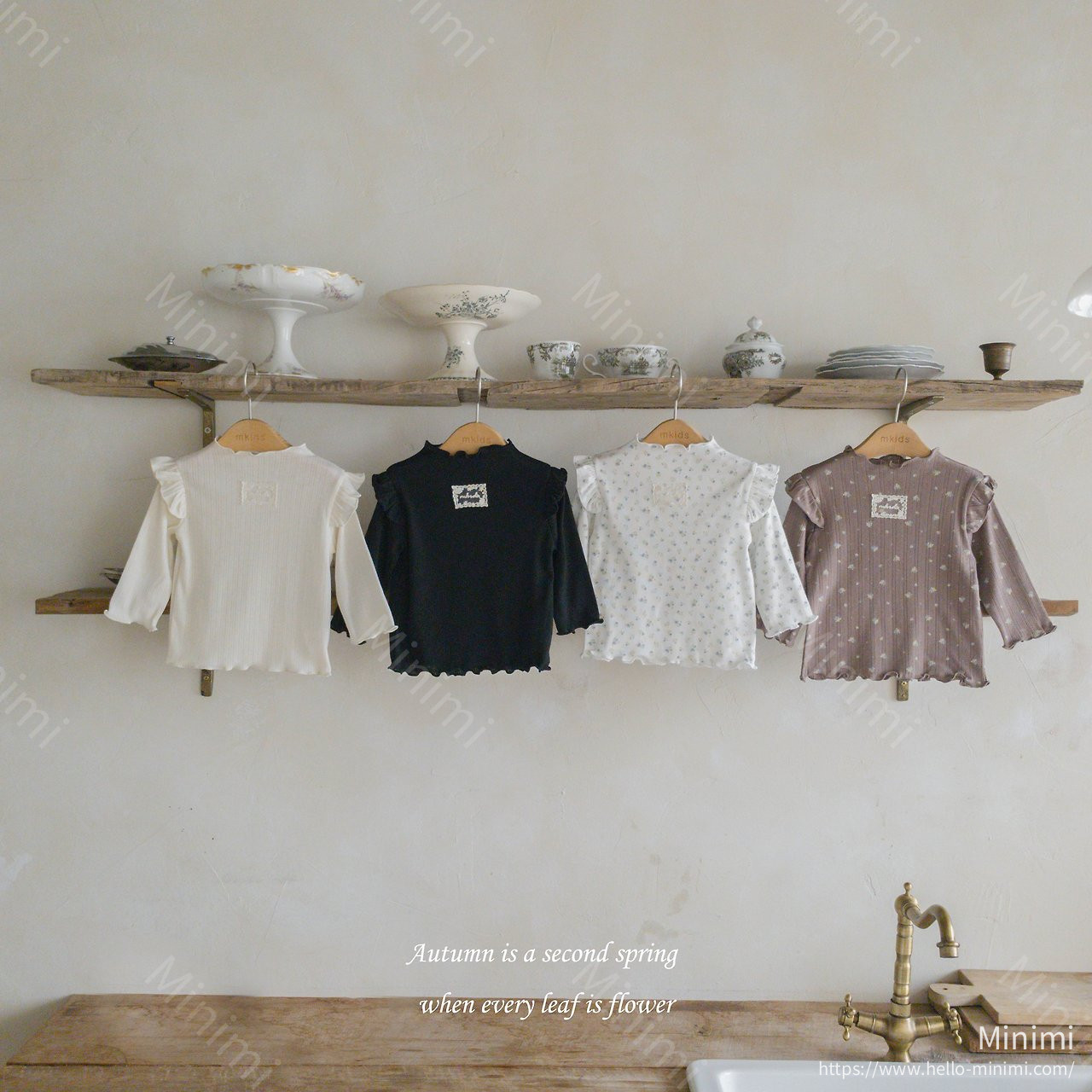 mkids Mamon Frill Tee - 韓國童裝代購主圖