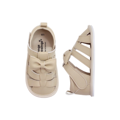 [Baby Sandals] Pure First Walker Sandals (Beige)