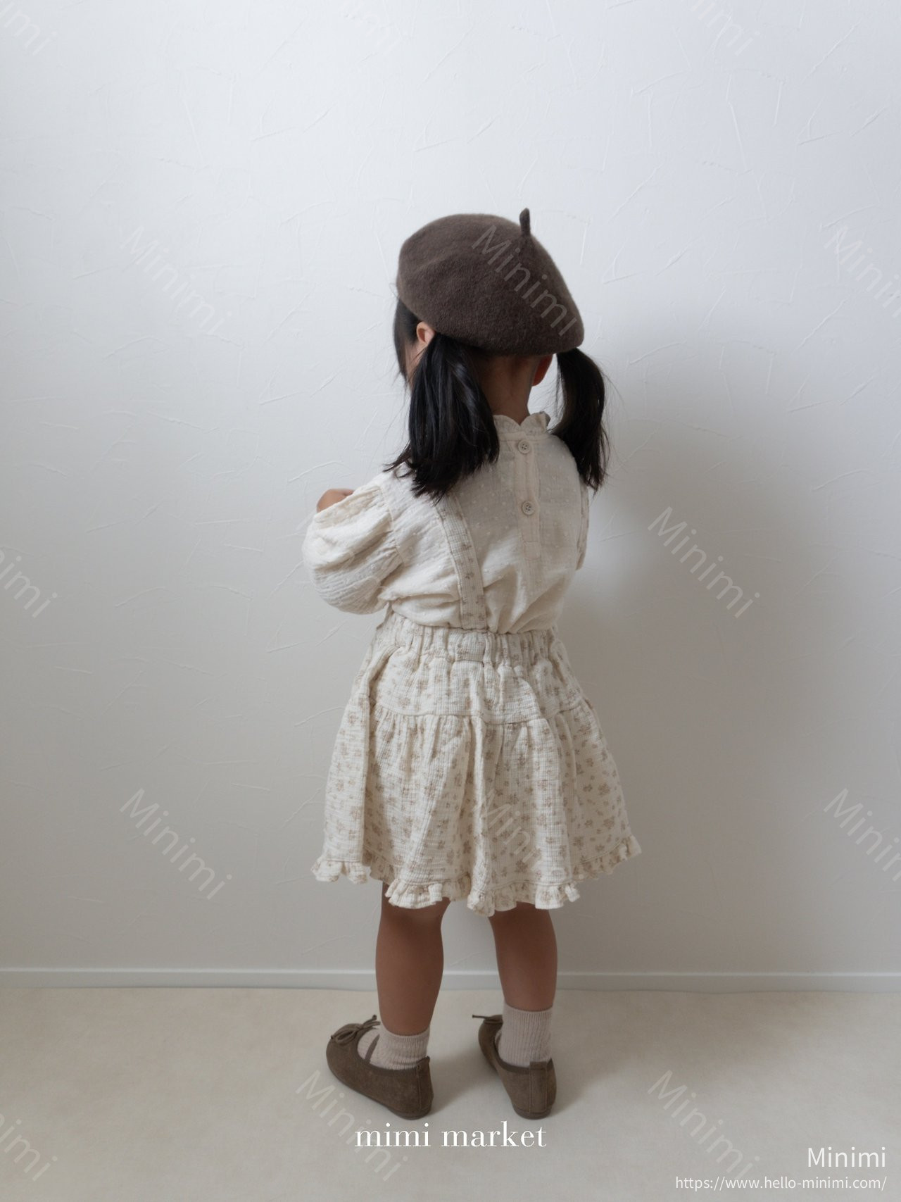 mimi-market Neck Frill Blouse 細節圖 2