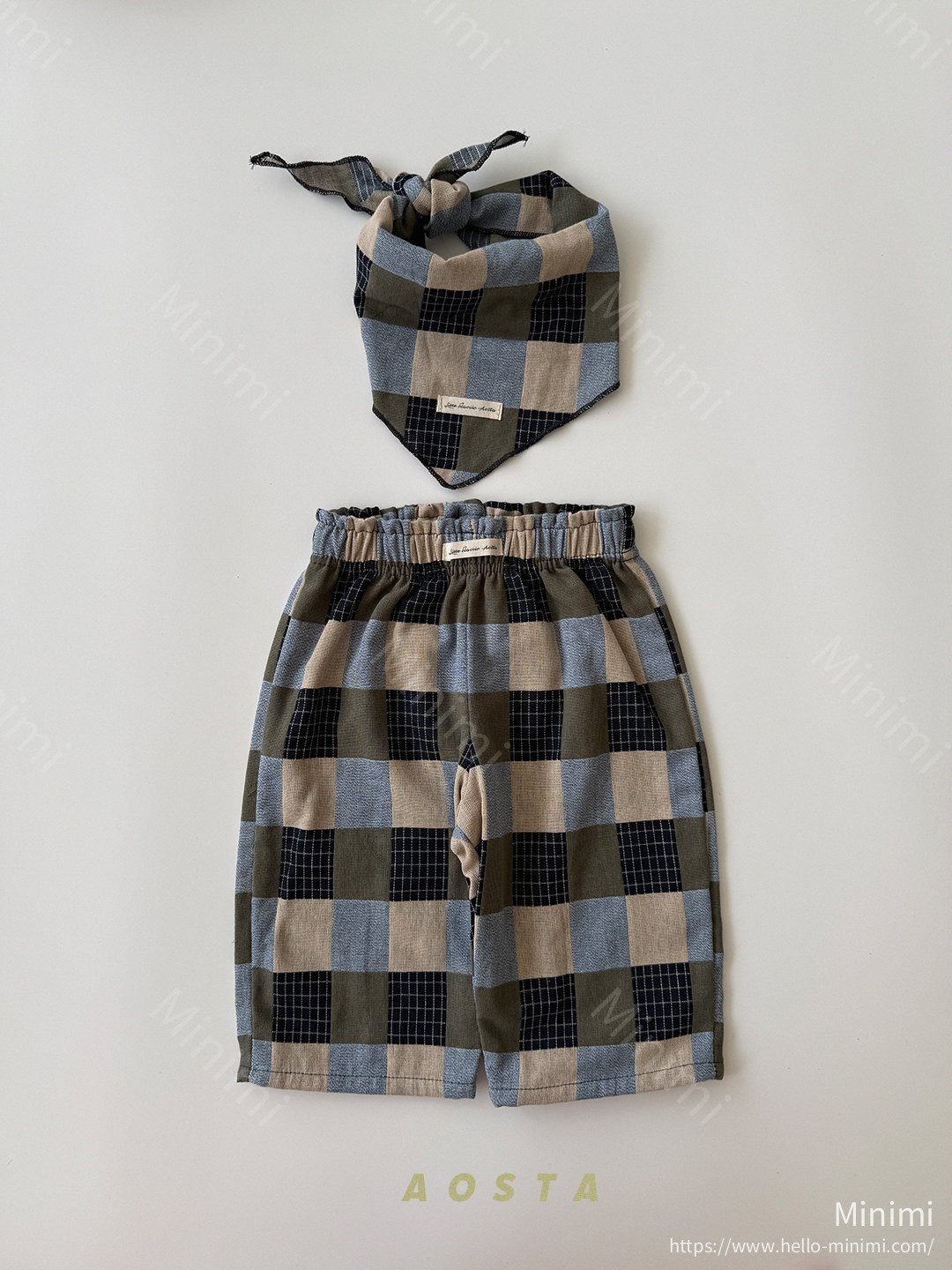 Aosta atelier Patchwork Scarf 細節圖 21