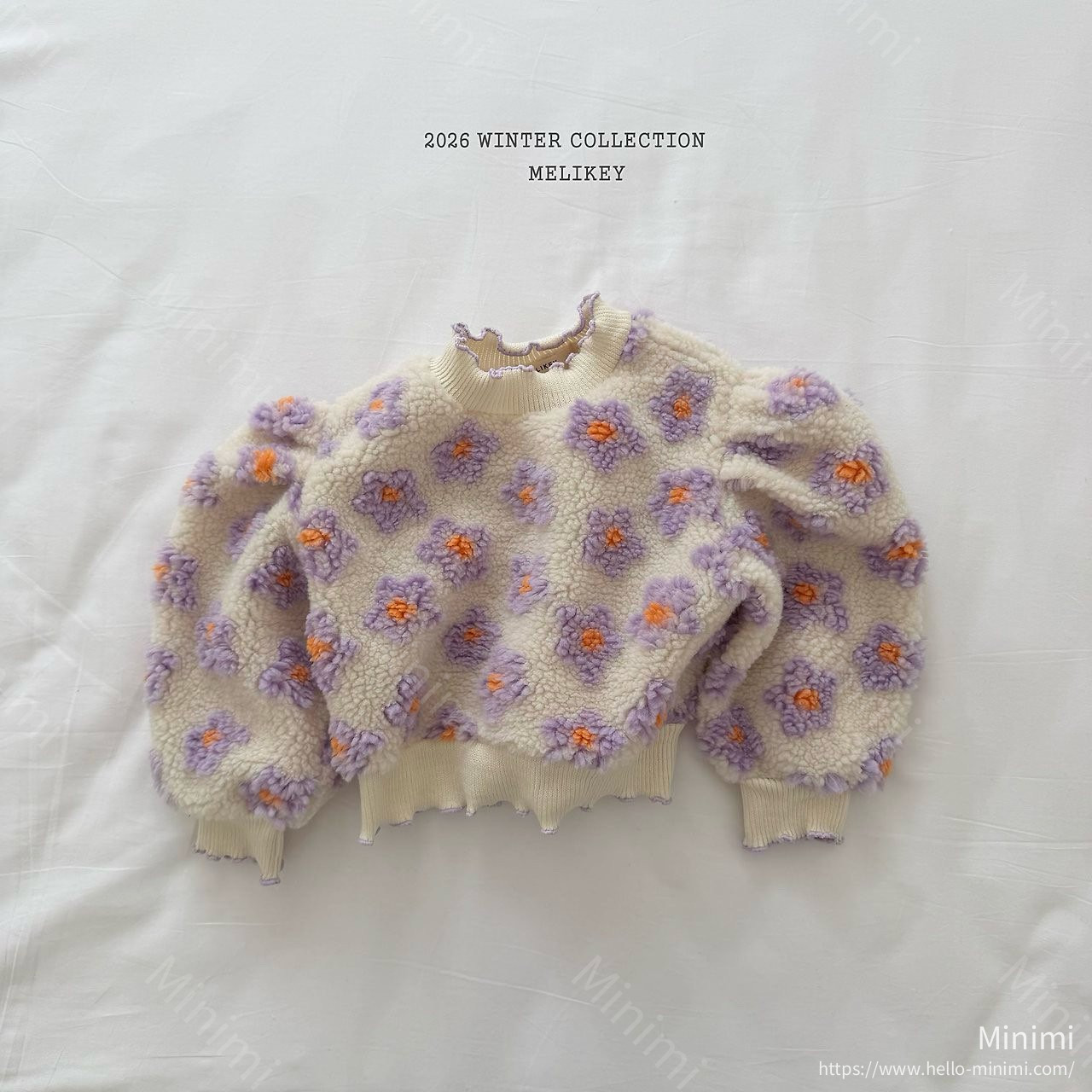 Melikey Flower Fluffy Sweatshirt 細節圖 23