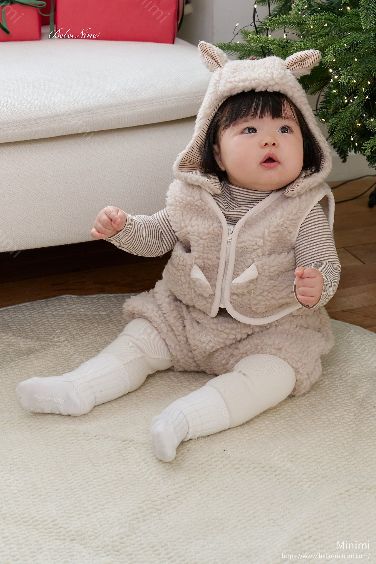 bebe nine Little Lamb Vest 細節圖 3