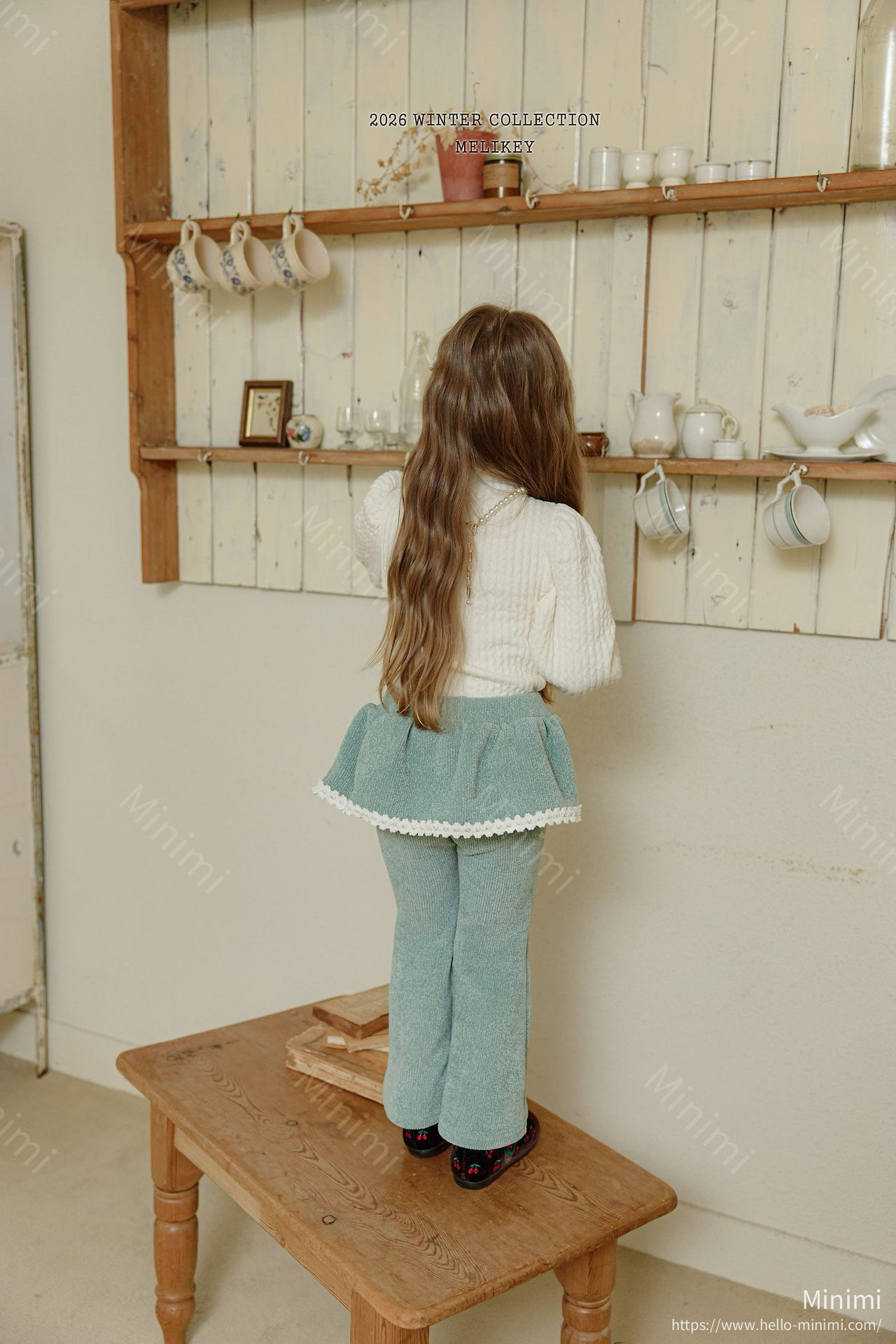 Melikey Frill Velour Bootcut 細節圖 5
