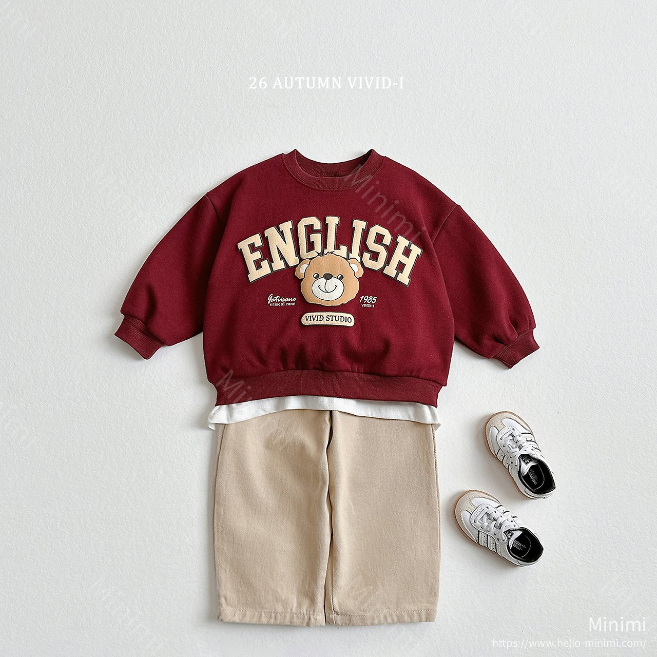 VIVID-I 3D English Bear Sweatshirt 細節圖 9