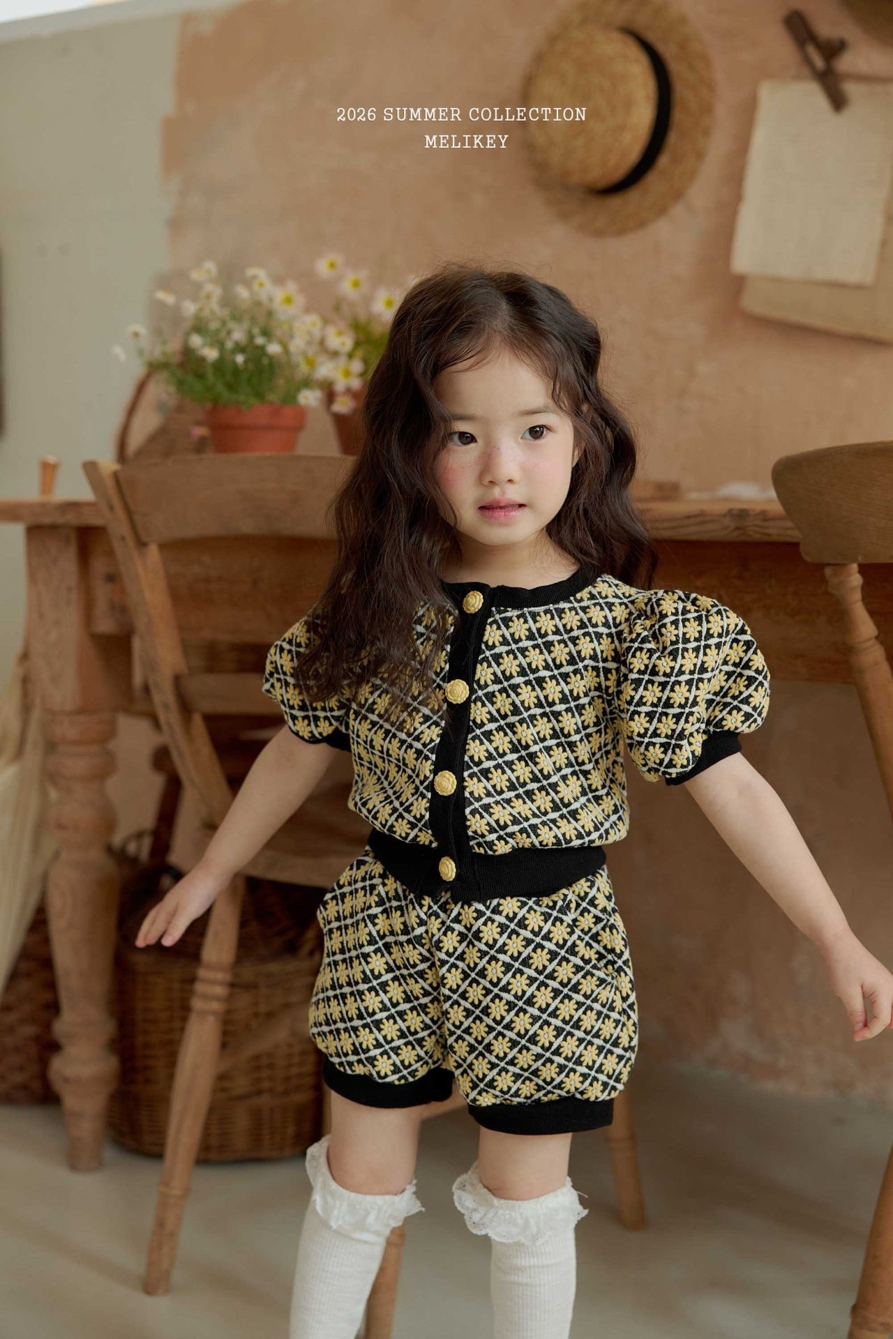 Rika Flower Puff Cardigan