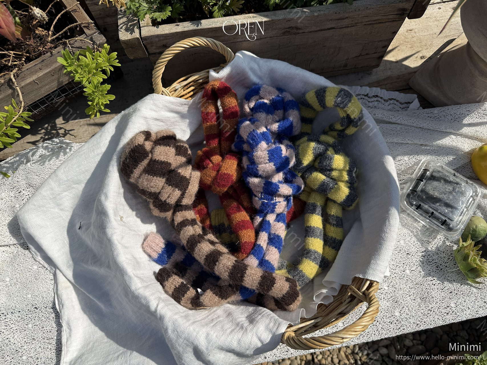 Oren Ambre Stripe Muffler 細節圖 17