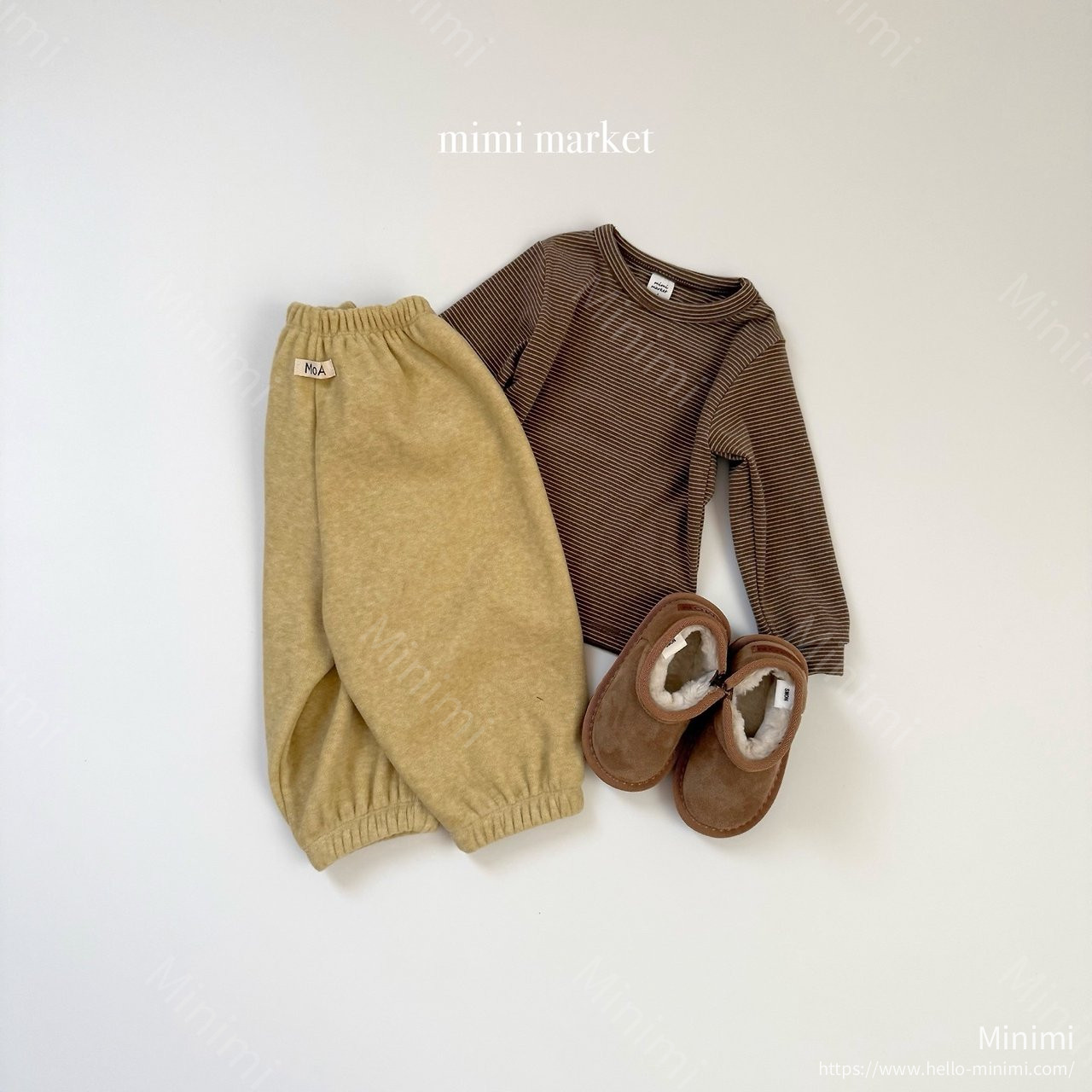 mimi-market Mink Terry Pants 細節圖 8