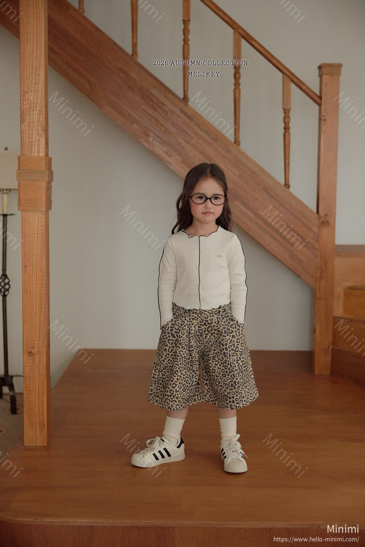 Melikey Leopard Heart Bermuda Shorts 細節圖 10