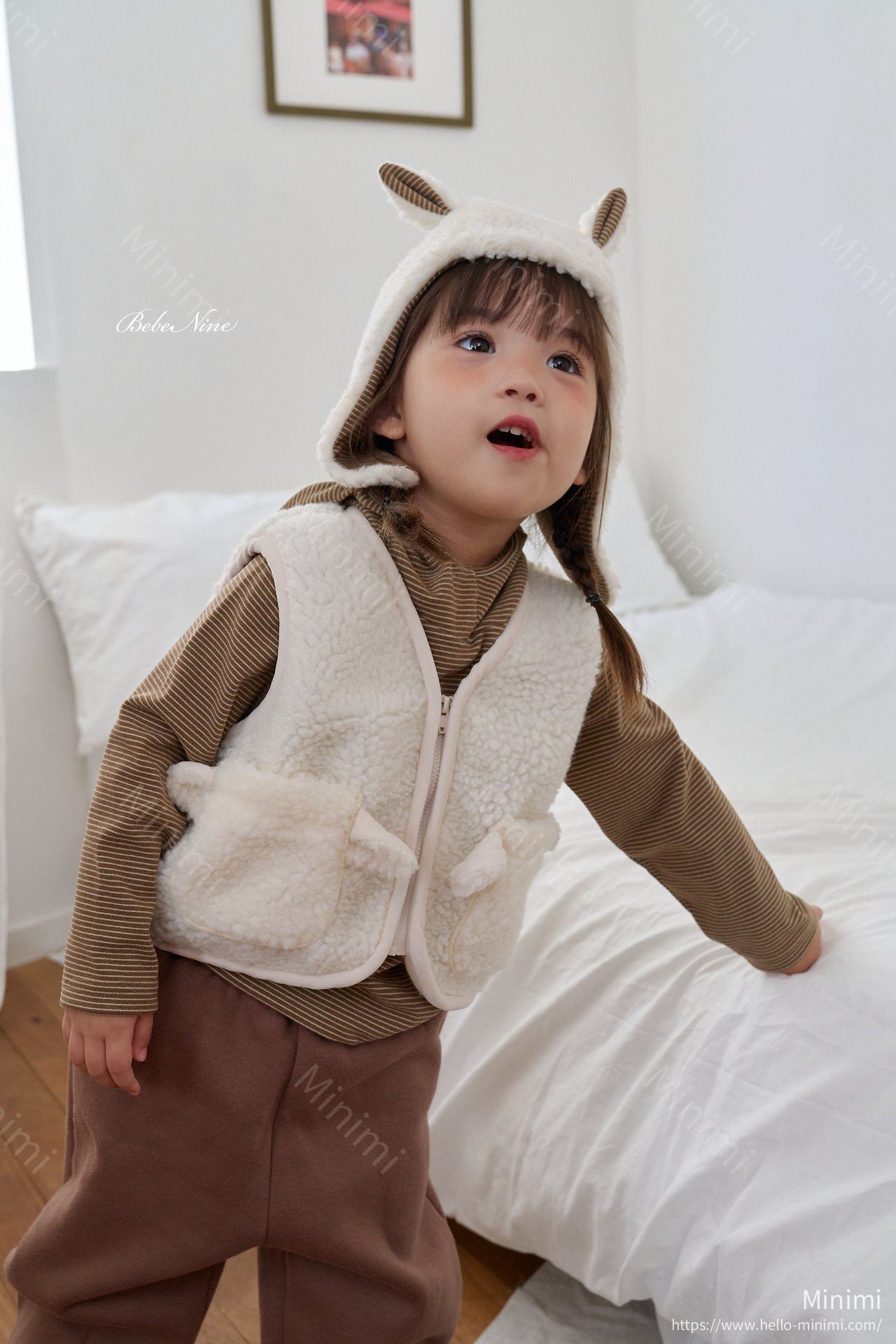 bebe nine Little Lamb Vest 細節圖 16