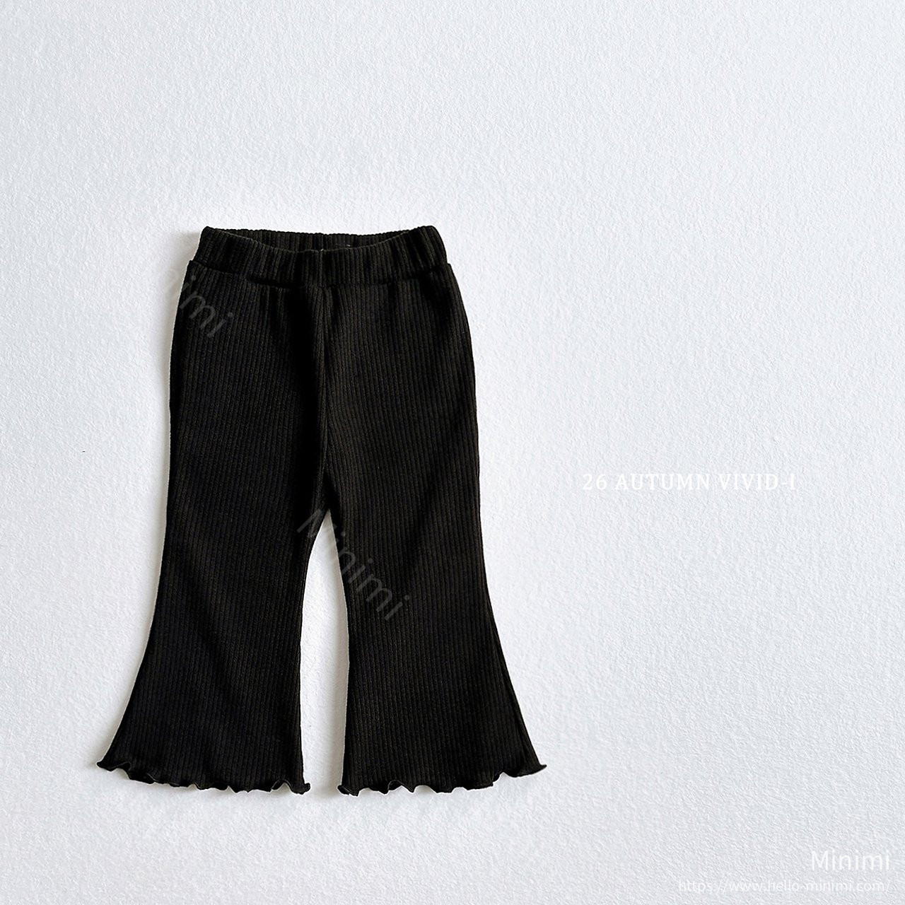 VIVID-I Ribbed Span Ruffle Pants 細節圖 2