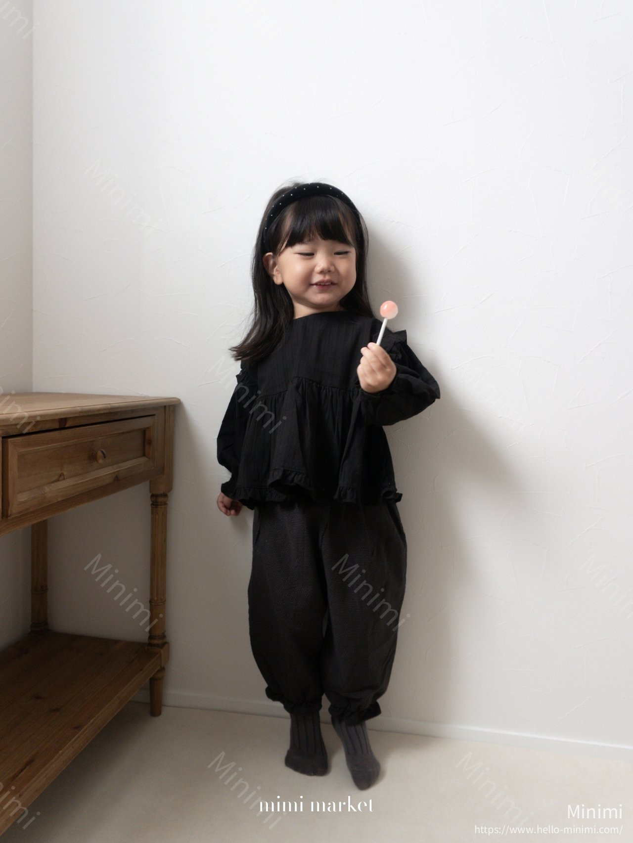 mimi-market Shoulder Frill Blouse 細節圖 2