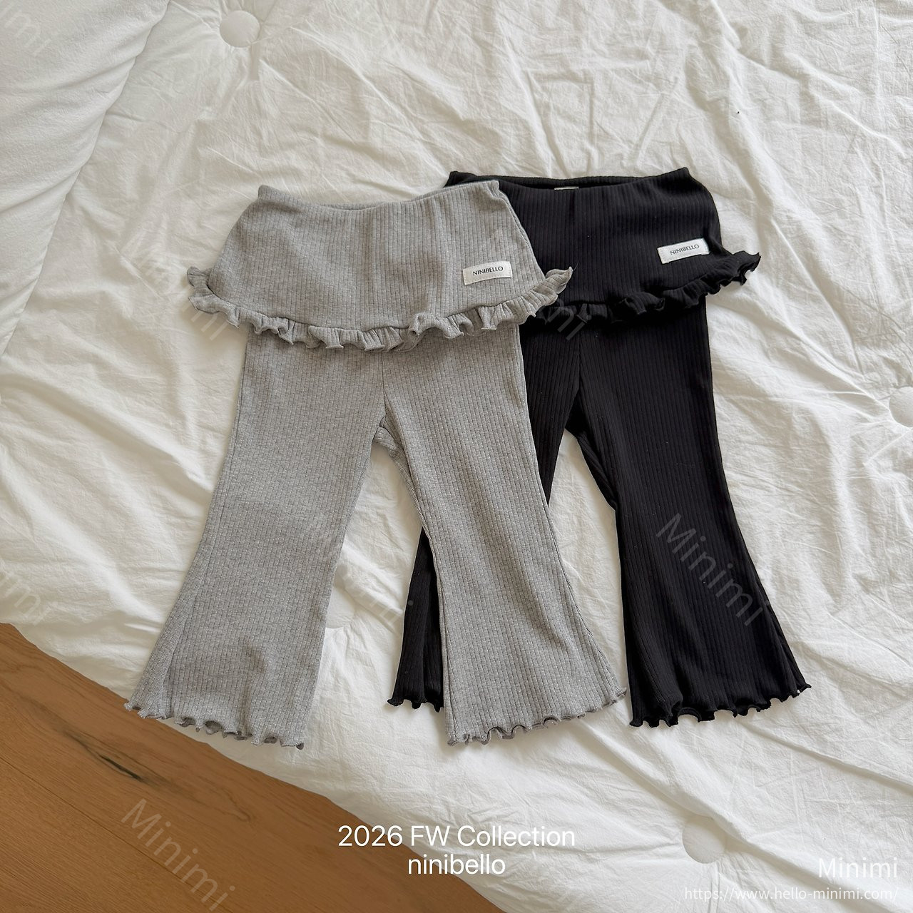 ninibello Titi Bootcut Pants - 韓國童裝代購主圖