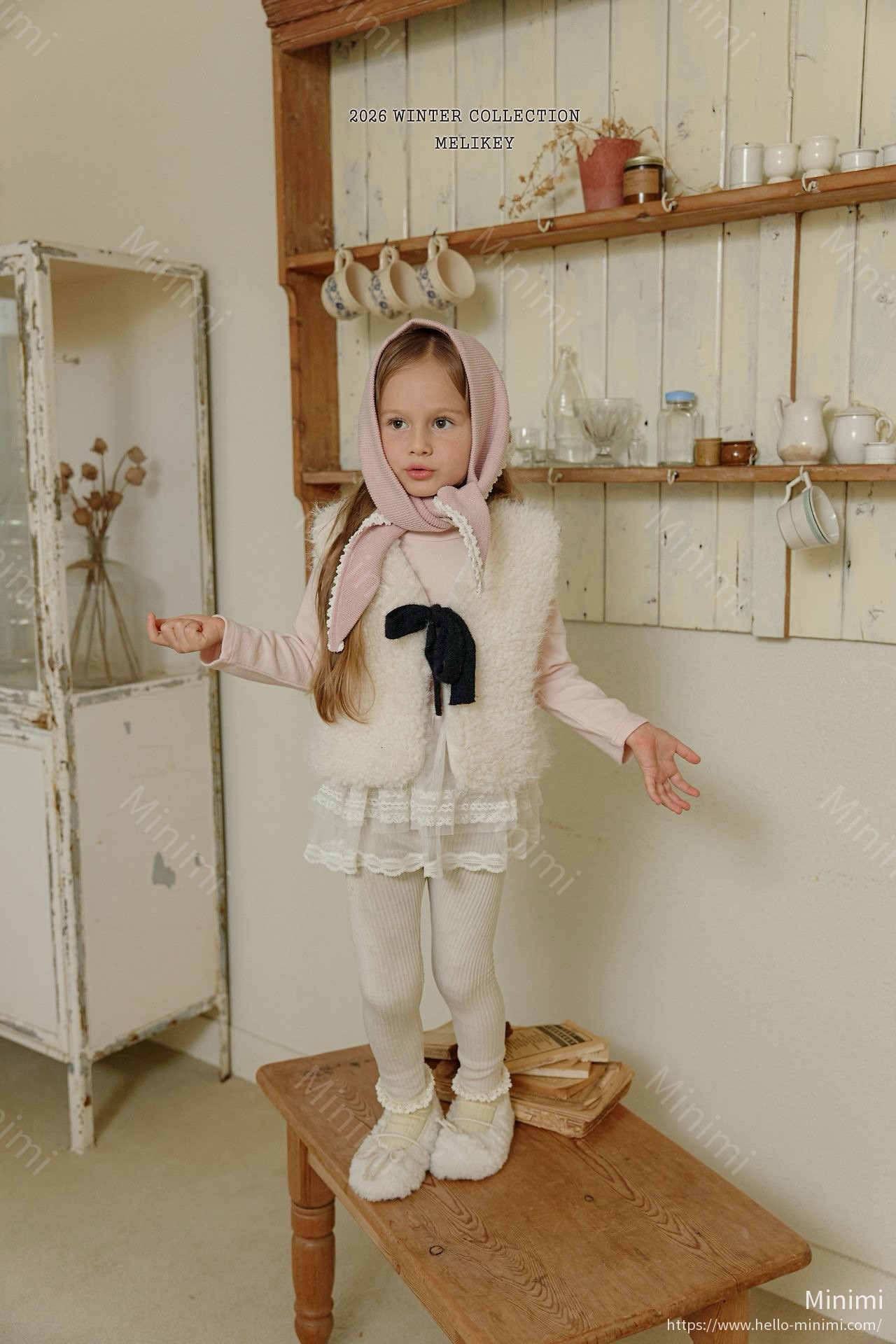 Melikey Pom Pom Shawl Frill Tee 細節圖 3