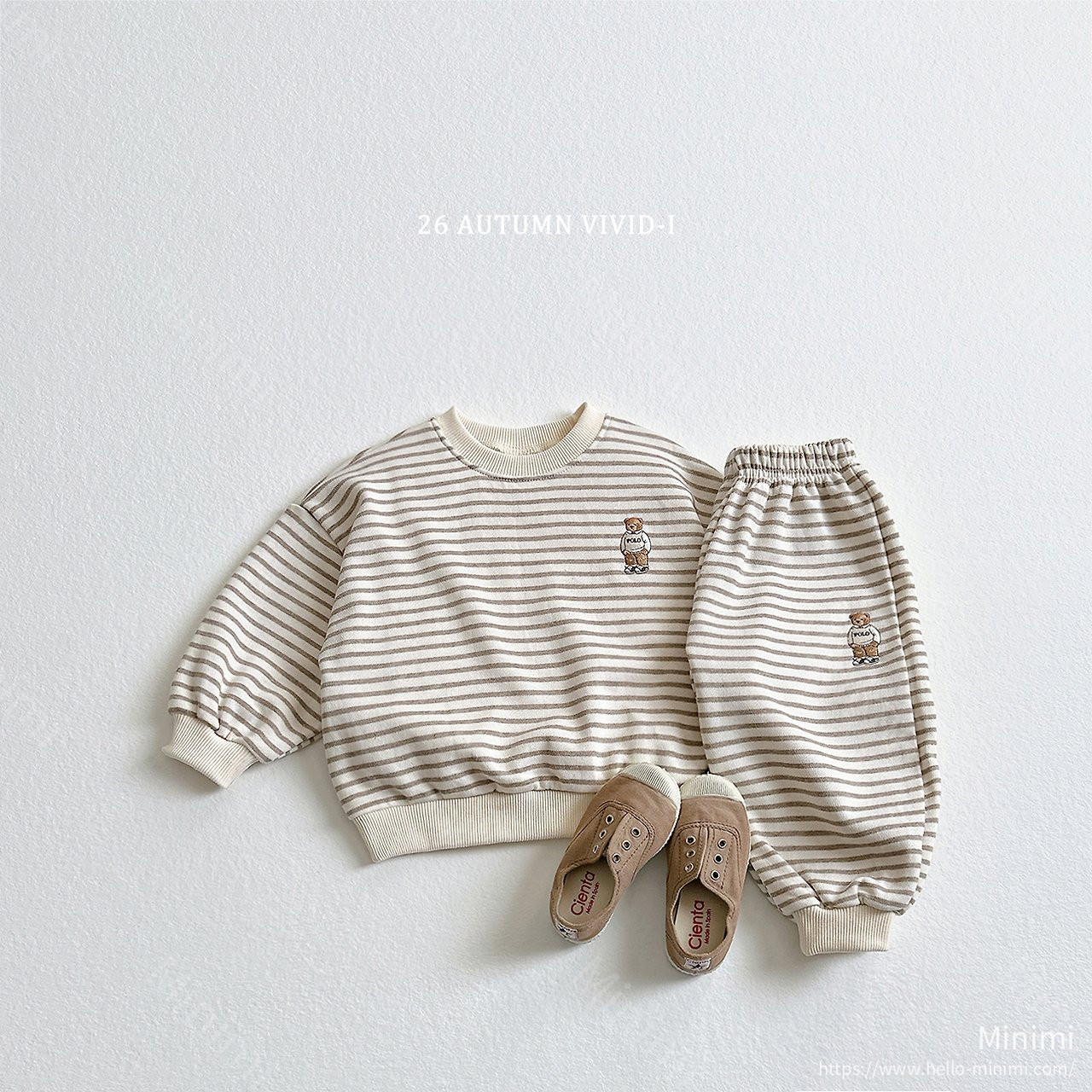 VIVID-I Stripe Bear Embroidery Set 細節圖 2